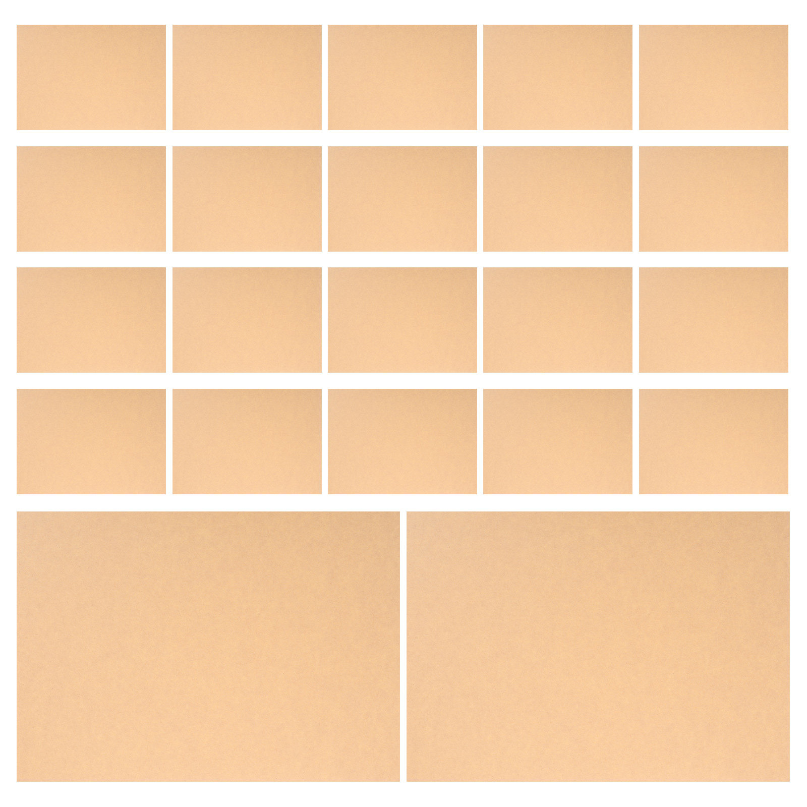 Label Printer - 100Pcs Matte Self Adhesive Label Sheets