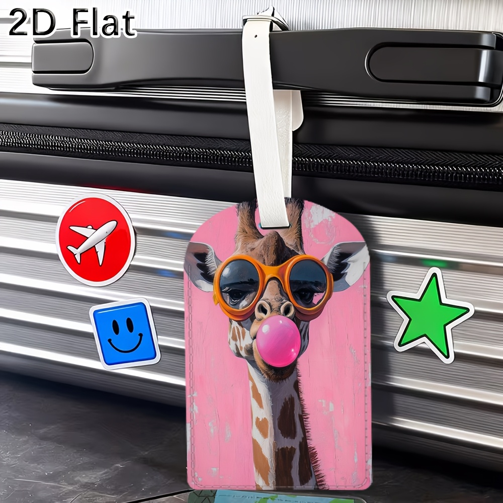 Cute Giraffe Luggage Tag Trave - Label Maker review and price