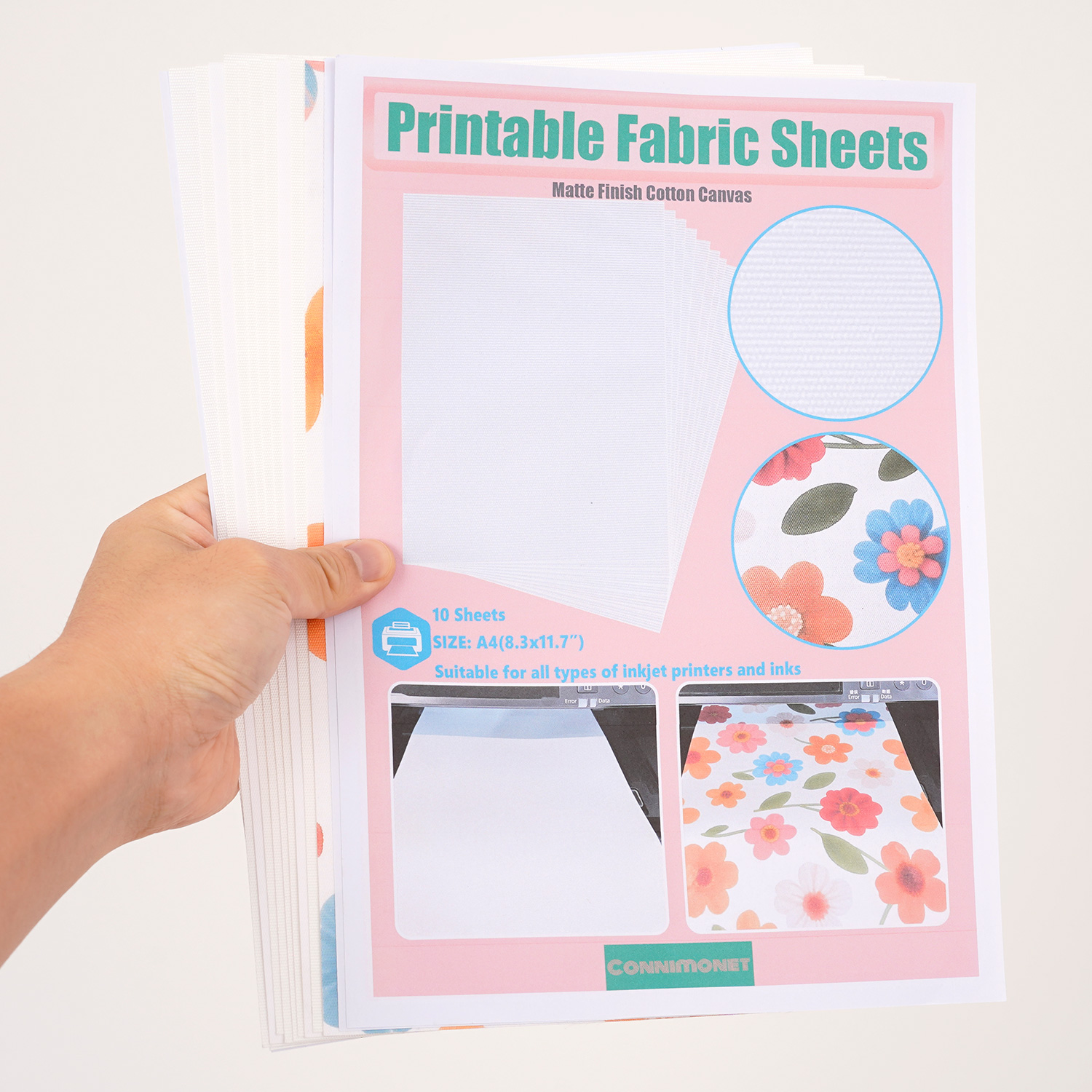 5pcs/10pcs Printable White Cot - Commercial Fabric Printing Machine review and price