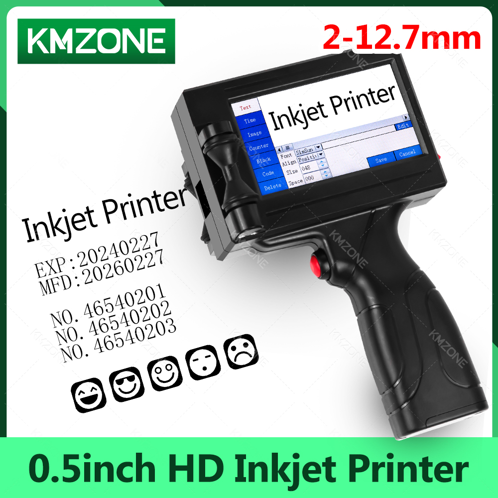 12.7mm Portable Inkjet Printer - Commercial Book Printing Machines review and price